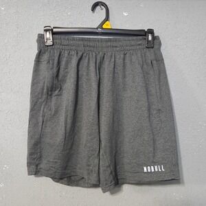 NOBULL Mens Lightweight Training Shorts Charcoal Grey Heather Gym Workout Large